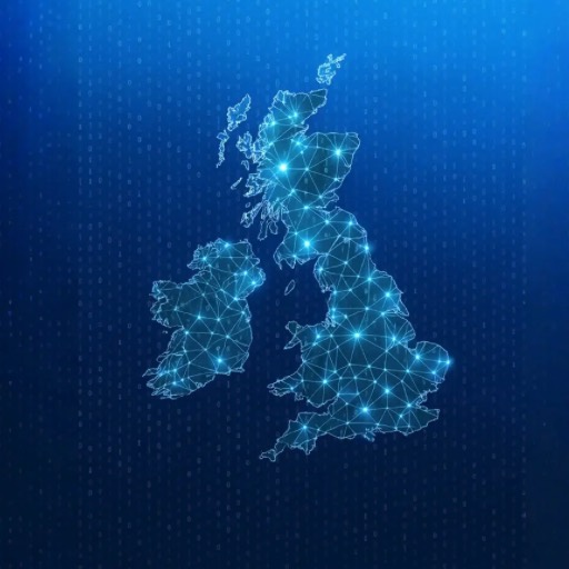 UK map graphic